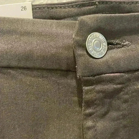 NWT 7 for all mankind grey distressed skinny jeans size 26 - Picture 4 of 7